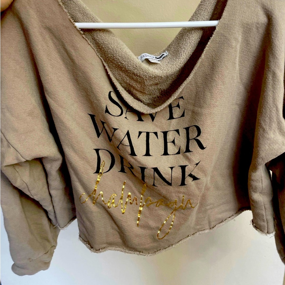 Off the Shoulder Sweatshirt